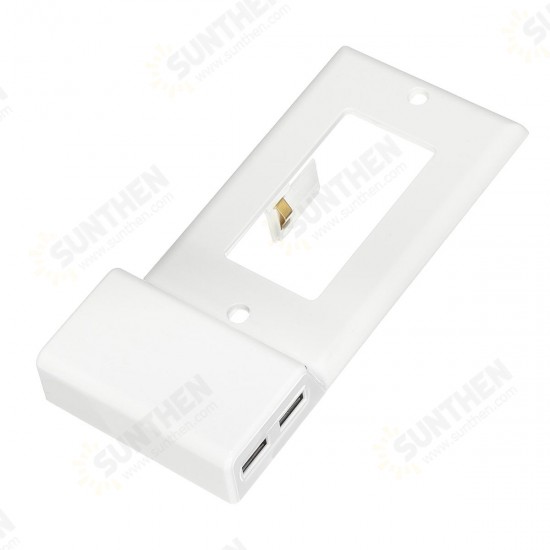 Dual USB Socket Ports Wall Charger Power Adapter Socket Outlet Panel Dual USB Socket Ports Wall Charger Power Adapter Socket Outlet Panel