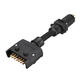 EU 7 Pin Tound Socket On Car To AU 7 Pin Flat Plug Adapter Connector On Trailer EU 7 Pin Tound Socket On Car To AU 7 Pin Flat Plug Adapter Connector On Trailer