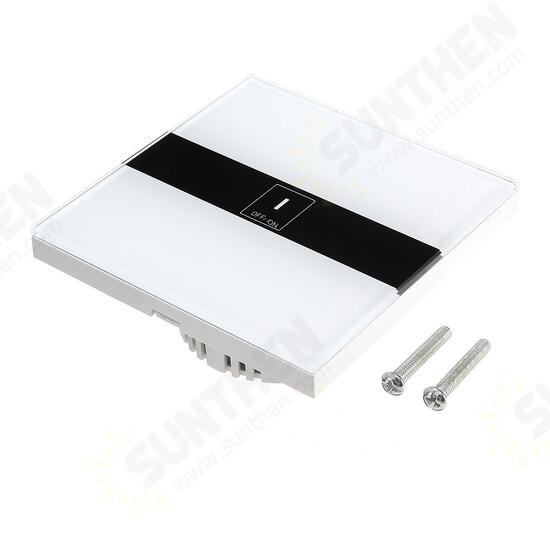 EU AC90-250V 10A Tempered Glass Smart Home Touch Sensor Switch Panel EU AC90-250V 10A Tempered Glass Smart Home Touch Sensor Switch Panel