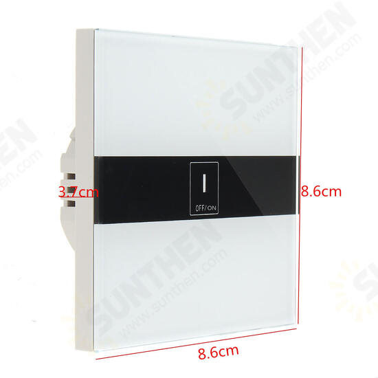 EU AC90-250V 10A Tempered Glass Smart Home Touch Sensor Switch Panel EU AC90-250V 10A Tempered Glass Smart Home Touch Sensor Switch Panel