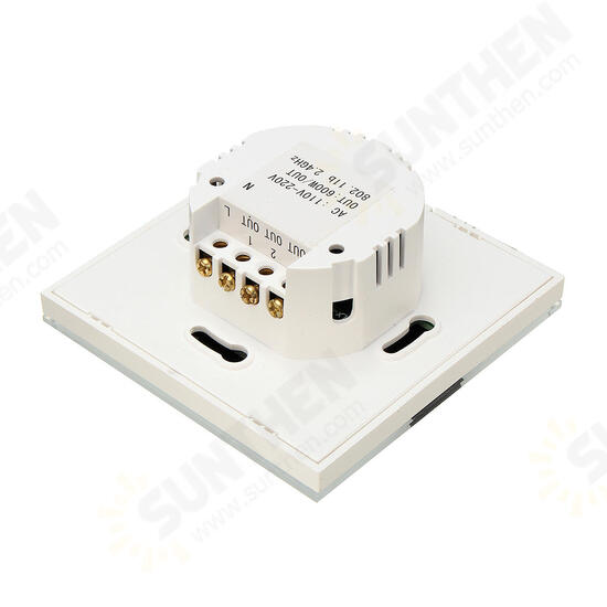 EU AC90-250V 10A Tempered Glass Smart Home Touch Sensor Switch Panel EU AC90-250V 10A Tempered Glass Smart Home Touch Sensor Switch Panel