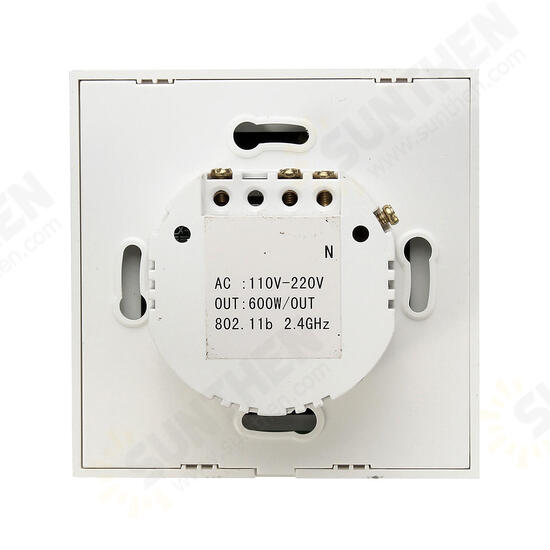 EU AC90-250V 10A Tempered Glass Smart Home Touch Sensor Switch Panel EU AC90-250V 10A Tempered Glass Smart Home Touch Sensor Switch Panel