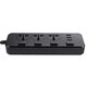 Electric 3 Socket Outlet + 3 USB Extension Power Strip 5V 2.1A US/UK Plug Cord Electric 3 Socket Outlet + 3 USB Extension Power Strip 5V 2.1A US/UK Plug Cord