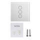 WIFI Smart Wall EU Switch Touch Panel APP Control With Alexa/Google Home