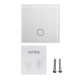 WIFI Smart Wall EU Switch Touch Panel APP Control With Alexa/Google Home