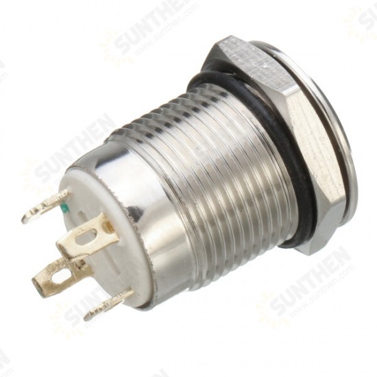 12V 4 Pin Led Metal Push Button Switch Momentary Power Switch Waterproof 12V 4 Pin Led Metal Push Button Switch Momentary Power Switch Waterproof