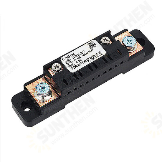 FL-2C 10A-100A 75mV Current Meter Shunt DC Ammeter Splitter Current Shunt Resistor DC Meter Shunted Ammeter FL-2C 10A-100A 75mV Current Meter Shunt DC Ammeter Splitter Current Shunt Resistor DC Meter Shunted Ammeter