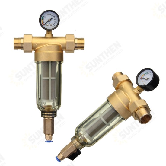 Front Water Filter 4 Or 6 Sub Proof Frost Resistance Filtration Core Copper Valve Head