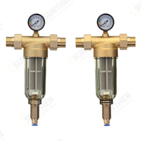 Front Water Filter 4 Or 6 Sub Proof Frost Resistance Filtration Core Copper Valve Head