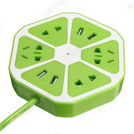 Fruits Shape Socket Multi-function Power Socket Outlet Power Strip Surge Protector USB Port Fruits Shape Socket Multi-function Power Socket Outlet Power Strip Surge Protector USB Port