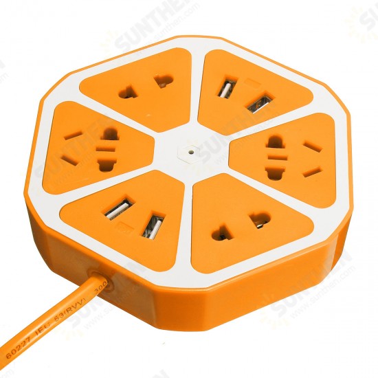 Fruits Shape Socket Multi-function Power Socket Outlet Power Strip Surge Protector USB Port Fruits Shape Socket Multi-function Power Socket Outlet Power Strip Surge Protector USB Port