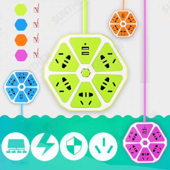 Fruits Shape Socket Multi-function Power Socket Outlet Power Strip Surge Protector USB Port Fruits Shape Socket Multi-function Power Socket Outlet Power Strip Surge Protector USB Port