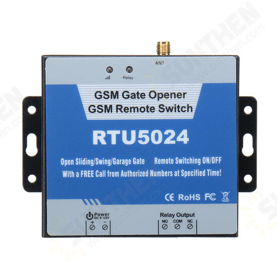 GSM Gate Opener Relay Switch Phone Wireless Remote Control Door Access 850/900/1800/1900MHz