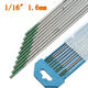 Green Tip Pure Tungsten Electrode for TIG Welding 10PK 1.6mm X 150mm Green Tip Pure Tungsten Electrode for TIG Welding 10PK 1.6mm X 150mm