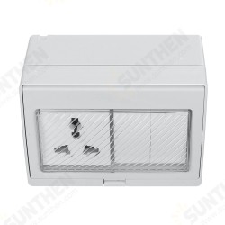 IP 55 Waterproof Socket Rainproof 86 Type Wall Socket Home Outdoor Wall-mounted Power Socket IP 55 Waterproof Socket Rainproof 86 Type Wall Socket Home Outdoor Wall-mounted Power Socket