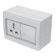 IP 55 Waterproof Socket Rainproof 86 Type Wall Socket Home Outdoor Wall-mounted Power Socket IP 55 Waterproof Socket Rainproof 86 Type Wall Socket Home Outdoor Wall-mounted Power Socket