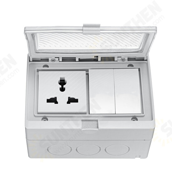 IP 55 Waterproof Socket Rainproof 86 Type Wall Socket Home Outdoor Wall-mounted Power Socket IP 55 Waterproof Socket Rainproof 86 Type Wall Socket Home Outdoor Wall-mounted Power Socket