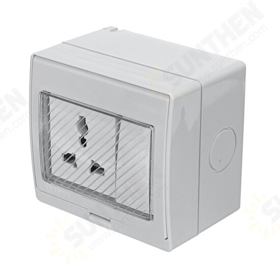 IP 55 Waterproof Socket Rainproof 86 Type Wall Socket Home Outdoor Wall-mounted Power Socket IP 55 Waterproof Socket Rainproof 86 Type Wall Socket Home Outdoor Wall-mounted Power Socket
