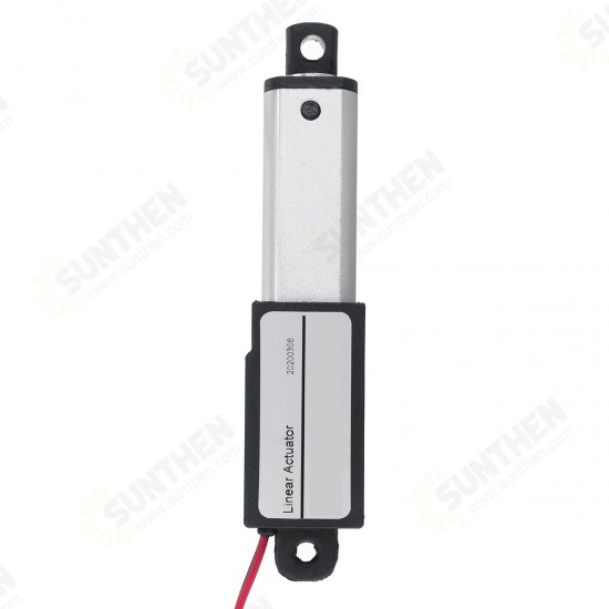 IP54 Linear Actuator 12V DC 100mm Stroke Electric Window Door Opener Linear Motor 30/15/9.5mm/s Speed