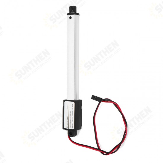 IP54 Linear Actuator 12V DC 100mm Stroke Electric Window Door Opener Linear Motor 30/15/9.5mm/s Speed