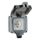 IP66 German Switch 16A Outdoor Waterproof Socket Rainproof Charging Socket Industrial Socket