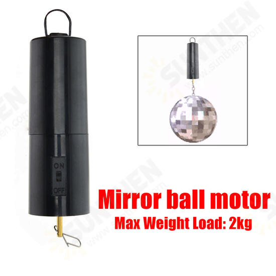 Mirror Ball Motor Spin Battery Operated Rotating Turning Disco Party Wedding