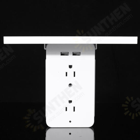 Multifunction 8 Port 6 Outlet Extenders Surge Electrical Socket Protector Washroom Extenders 2 USB Port