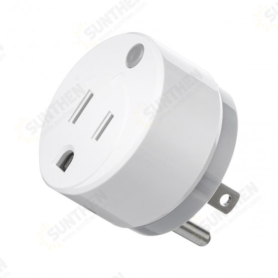 Smart WIFI Socket US Plug Wifi Smart Plug Socket 2.4GHz 45m Timing ON/OFF Function for Alexa for Google Home Assistant IFTTT