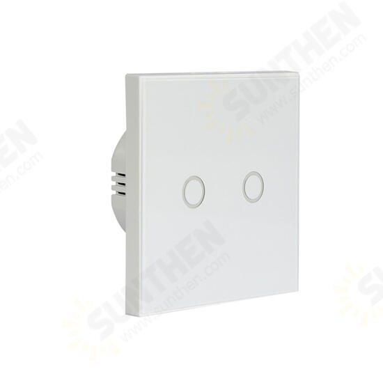 WiFi On/Off Switch Light Switch 2Gang Wireless EU Light Control Smart Switch EU Remote Conrtol