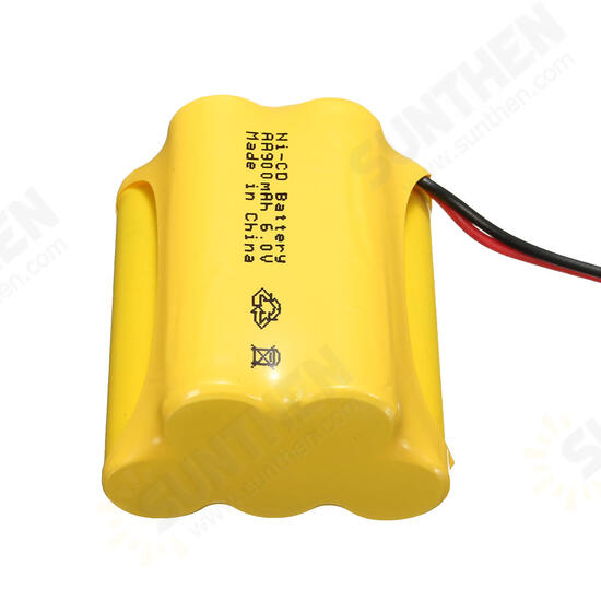 Ni-Cd 6V 900mAh JST-SYP Plug Rechargeable Battery Solar Light For Racing Remote Control Car