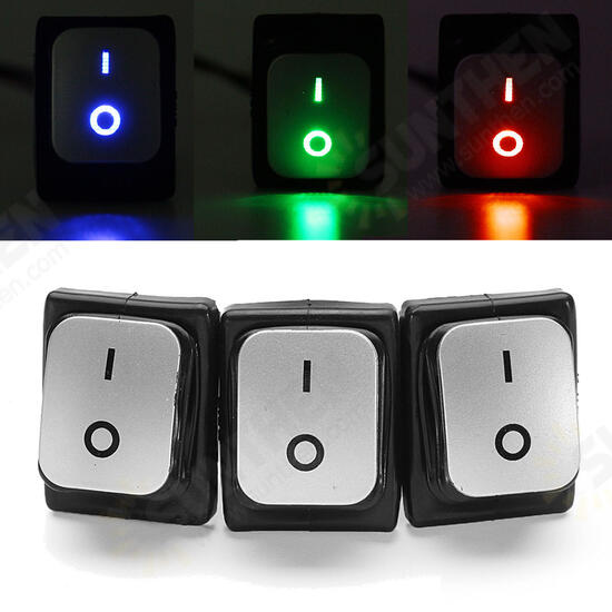On-Off 4 Pin 12V LED Light Rocker Toggle Switch Latching Waterproof On-Off 4 Pin 12V LED Light Rocker Toggle Switch Latching Waterproof