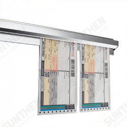 Paper Rail Tab Grabber Bar Receipt Cafe Order File Holder Bar Organiser Letter Grip Bil