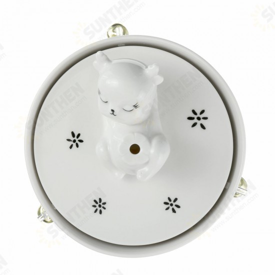 Pet Ceramic Automatic Electric Water Fountain Dog Cat Drinking Bowl Tank Pet Ceramic Automatic Electric Water Fountain Dog Cat Drinking Bowl Tank