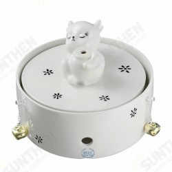 Pet Ceramic Automatic Electric Water Fountain Dog Cat Drinking Bowl Tank Pet Ceramic Automatic Electric Water Fountain Dog Cat Drinking Bowl Tank