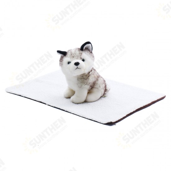 Pet Self Heating Thermal Dog Cat Bed Kitty Cushion Heated Mat Warm Washable