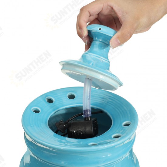 Pet Water Fountain Automatic Dispenser Ceramic Feeder Dog Cats Drinker Pet Bowl