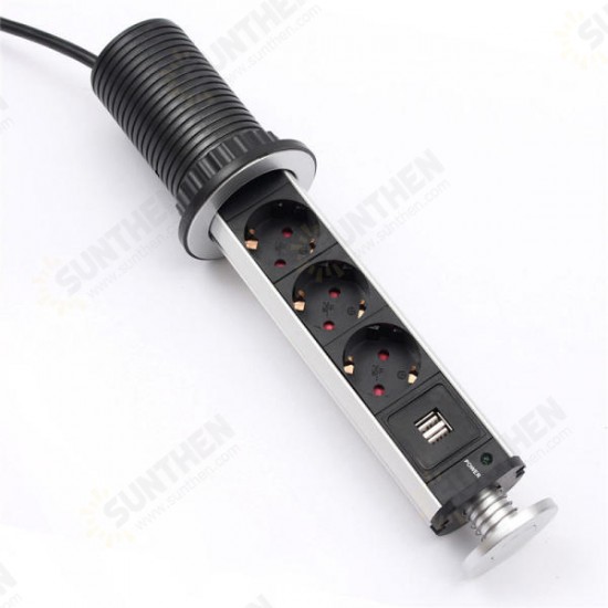 Pop Pull Up Power Pod Socket Kitchen Worktop Desk Socket Extension Lead Shucko Plug Pop Pull Up Power Pod Socket Kitchen Worktop Desk Socket Extension Lead Shucko Plug