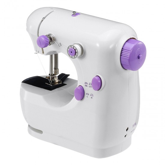 Portable Mini Sewing Machine Electric Desktop Handheld For DIY Stitch Clothes