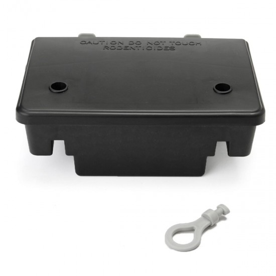 Professional Rodent Bait Block Station Box Case Trap with Key For Rat Mouse Mice
