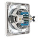 RJ11 Electric Wall Station Socket Telephone Phone Dual Outlet Panel Face Plate Socket Connector