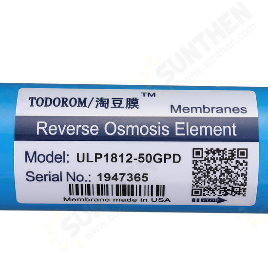 Reverse Osmosis Membrane RO Membrane Water Filter Replacement RO Water System Filter 280L/24H Reverse Osmosis Membrane RO Membrane Water Filter Replacement RO Water System Filter 280L/24H