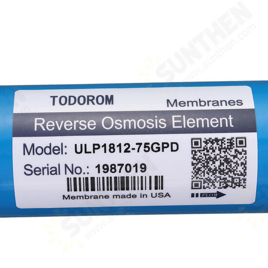 Reverse Osmosis Membrane RO Membrane Water Filter Replacement RO Water System Filter 280L/24H Reverse Osmosis Membrane RO Membrane Water Filter Replacement RO Water System Filter 280L/24H