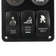 Rocker Switch Panel 12-24V Led Light Panel Switch 3 Gang Rocker Switch Rocker Switch Panel 12-24V Led Light Panel Switch 3 Gang Rocker Switch