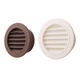 Round Air Vent ABS Louver Grille Cover PP Ventilation Grille Air Grille 100mm