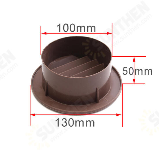 Round Air Vent ABS Louver Grille Cover PP Ventilation Grille Air Grille 100mm Round Air Vent ABS Louver Grille Cover PP Ventilation Grille Air Grille 100mm