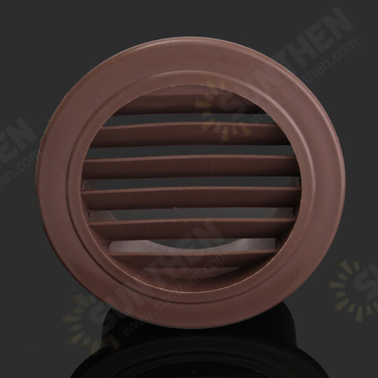 Round Air Vent ABS Louver Grille Cover PP Ventilation Grille Air Grille 100mm