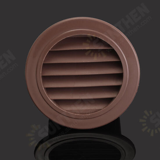 Round Air Vent ABS Louver Grille Cover PP Ventilation Grille Air Grille 100mm