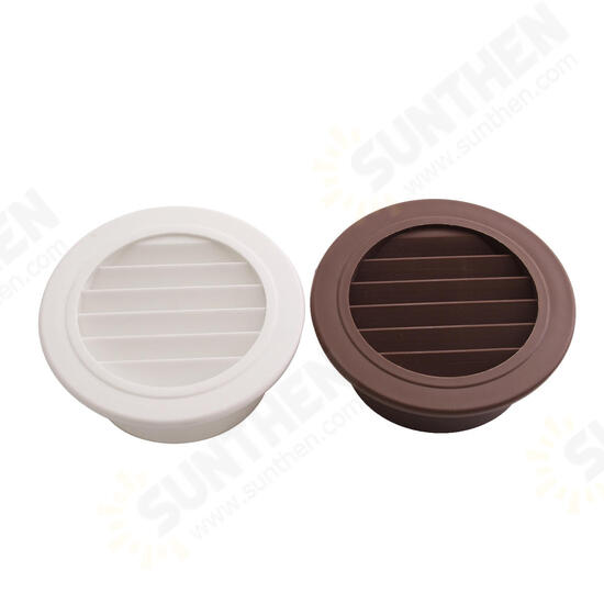 Round Air Vent ABS Louver Grille Cover PP Ventilation Grille Air Grille 100mm