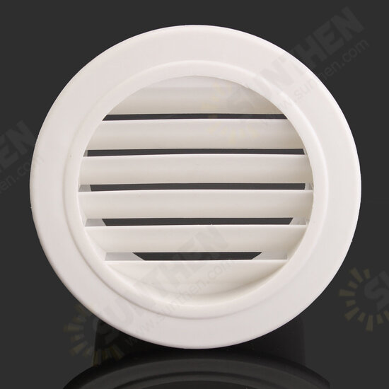 Round Air Vent ABS Louver Grille Cover PP Ventilation Grille Air Grille 100mm