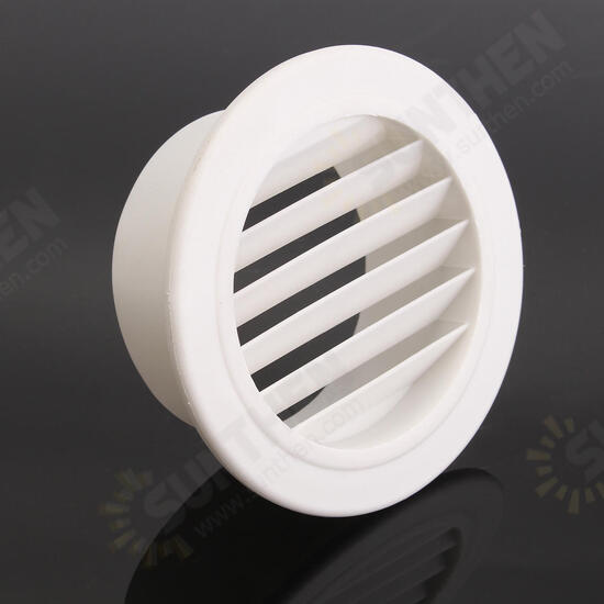 Round Air Vent ABS Louver Grille Cover PP Ventilation Grille Air Grille 100mm